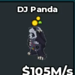 BS12703 DJ Panda With Coin Traits Rare 105M s (Секретный пе… — Roblox, лот №221820