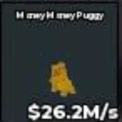 BS12710 Money Money Puggy Gold 26.2M s (Секретный персонаж) — Roblox, лот №221827