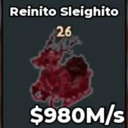 BS12718 Reinito Sleighito With 26 Traits (Rare) Blood 980M … — Roblox, лот №221831