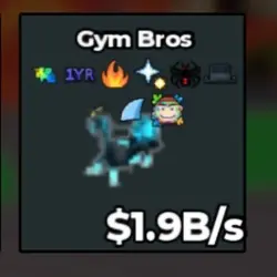 BS12742 Gym Bros Super Clean Traits Cyber 1.9B s (Секретный… — Roblox, лот №221891