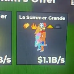 BS5996 affordable 1.1B La Summer Grande (Секретный персонаж) — Roblox, лот №221852
