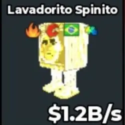 BS6923 Divine Lavadorito Spinito 1.2B s (Секретный персонаж) — Roblox, лот №221881