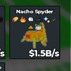 BS7731 affordable 1.5b nacho spyder (Секретный персонаж) — Roblox, лот №221915