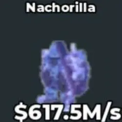 BS7752 Nachorilla 617.5M s Crystal (Секретный персонаж) — Roblox, лот №221919