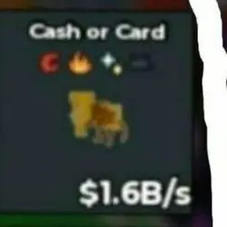 BS8119 Affordable 1.6b Cash or Card (Секретный персонаж) — Roblox, лот №221929