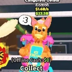 BS8135 Affordable 1.6b Cangurato Gelato (Секретный персонаж) — Roblox, лот №221933