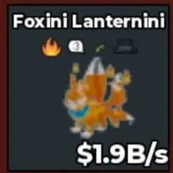 BS8519 Foxini Lanternini 1,9b (Секретный персонаж) — Roblox, лот №221946