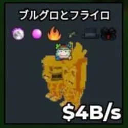BS8616 Burguro Gold 4B 7 Traits Cool (Секретный персонаж) — Roblox, лот №221949