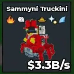 BS8618 Sammyni Truckini 3.3B 8 Clean Traits Cool (Секретный… — Roblox, лот №221951