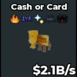 BS9325 Gold cash or card 2.1B s with 1yr trait (Секретный п… — Roblox, лот №221975