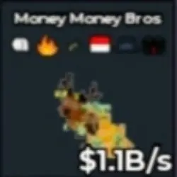 BS9372 Money Money Bros 1.1B S (Секретный персонаж) — Roblox, лот №221976