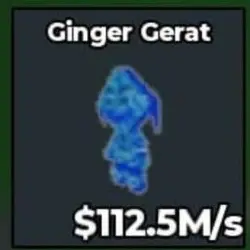 BS9403 Diamond Ginger Gerat 112.5M S CHEAPST PRICE (Секретн… — Roblox, лот №221977