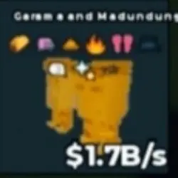BS9545 Gold Garama and Madundung 1.7B S With Bunny Trait (С… — Roblox, лот №221989