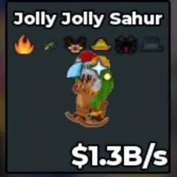 BS9696 Jolly Jolly sahur 1.3b clean and good traits rare (С… — Roblox, лот №222004