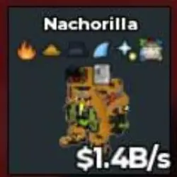 BS9769 Nachorilla 1.4B s CLEAN TRAIT (Секретный персонаж) — Roblox, лот №222019