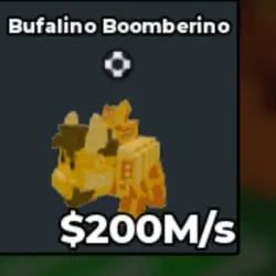 Bufalino Boomberino $200M s (Секретный персонаж) — Roblox, лот №222053