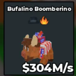 Bufalino Boomberino $304M s (Секретный персонаж) — Roblox, лот №222054