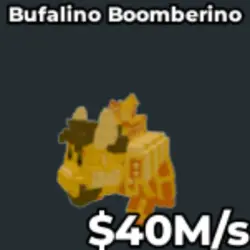 Bufalino Boomberino $40M s GOLD V302 (Секретный персонаж) — Roblox, лот №222055