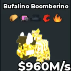 Bufalino Boomberino - 344 (Секретный персонаж) — Roblox, лот №222058