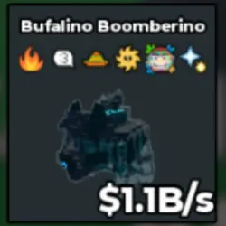 Bufalino Boomberino 1.1B s Cyber (Секретный персонаж) — Roblox, лот №222064