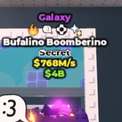 Bufalino Boomberino 768M s Secret Galaxy (Секретный персона… — Roblox, лот №222093