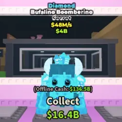 Bufalino Boomberino Diamond 48M s (Секретный персонаж) — Roblox, лот №222104