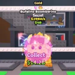 Bufalino Boomberino Gold 296M s (Секретный персонаж) — Roblox, лот №222110