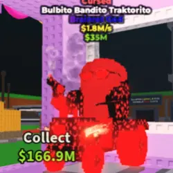 Bulbito Bandito Traktorito Cursed Very RARE (Brainrot God п… — Roblox, лот №222157