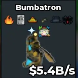 Bumbatron (5.4 B s) (Секретный персонаж) — Roblox, лот №222171