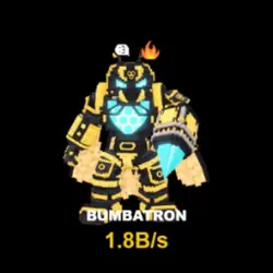 Bumbatron 1.8B s Exclusive - Ultra Rare (Секретный персонаж) — Roblox, лот №222174