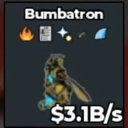 Bumbatron 3.1B s KennCello (Секретный персонаж) — Roblox, лот №222177