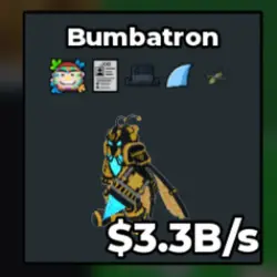 Bumbatron 3.3B s (Секретный персонаж) — Roblox, лот №222178