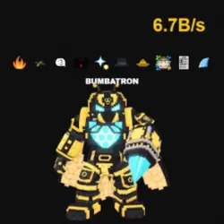 Bumbatron 6.7B s #Var (Секретный персонаж) — Roblox, лот №222186