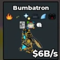 Bumbatron 6B s Clean Trait AF KennCello (Секретный персонаж) — Roblox, лот №222187