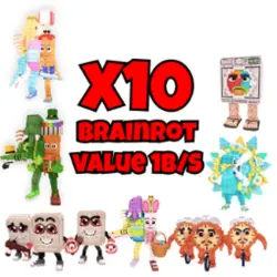 Bundle 10 total VALUE 10B s (Секретный персонаж) — Roblox, лот №222193