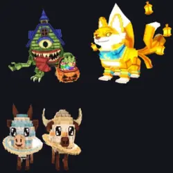 BUNDLE La Casa Boo + Foxini Lanternini + Los Planitos (Секр… — Roblox, лот №222196