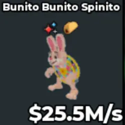 Bunito Bunito Spinito - 356 (Секретный персонаж) — Roblox, лот №222199