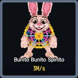 Bunito Bunito Spinito 3M s (Секретный персонаж) — Roblox, лот №222203