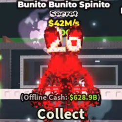Bunito Bunito Spinito 42M s Cursed (Секретный персонаж) — Roblox, лот №222204