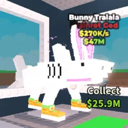 Bunnt Tralala 270K s - God Easter Event 2026 (Brainrot God … — Roblox, лот №222207