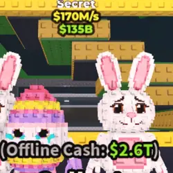 Bunny and Eggy $ 170 M s (Секретный персонаж) — Roblox, лот №222210