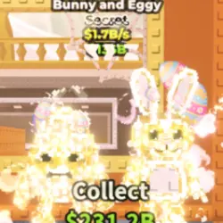 Bunny and Eggy - 1.7 B s - Divine (Секретный персонаж) — Roblox, лот №222214