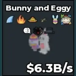 Bunny and Eggy - [6.3B s] - Normal - 9 Traits(clean) (Секре… — Roblox, лот №222215