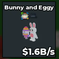 Bunny and Eggy 1.6B s (Секретный персонаж) — Roblox, лот №222217