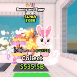 Bunny and Eggy 1.7B s (Секретный персонаж) — Roblox, лот №222218
