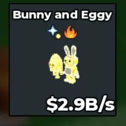 Bunny and Eggy 2.9B s (Секретный персонаж) — Roblox, лот №222225