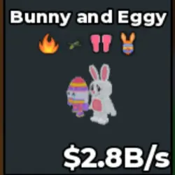 Bunny and Eggy 2B8 s (Секретный персонаж) — Roblox, лот №222227