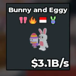 Bunny and Eggy 3.1B s (Секретный персонаж) — Roblox, лот №222228
