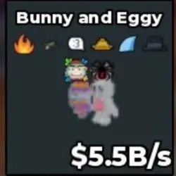 Bunny and Eggy 5.5B s ( Basic ) 8 Traits (Секретный персона… — Roblox, лот №222234