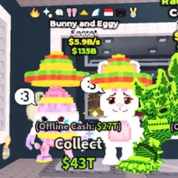 Bunny and Eggy 5.9b s (Секретный персонаж) — Roblox, лот №222235